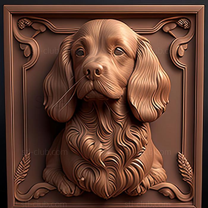 st Picardy Spaniel dog